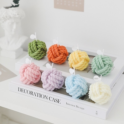 Aromatherapy Cand créatif de boîte-cadeau d'anniversaire de parfum de paraffine de cire de soja flairé par laine sensible en gros de MAISON d'AROME petite
