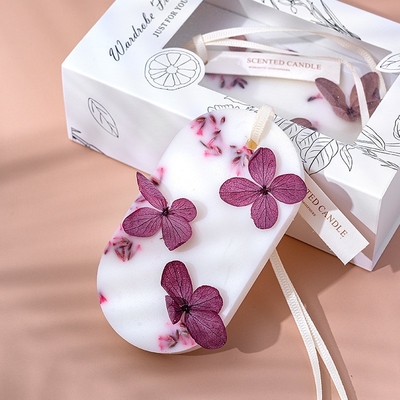 Le parfum à la maison sec fait main en gros de voiture de fleur de MAISON d'AROME a flairé la bougie de Tablettes de cire de soja
