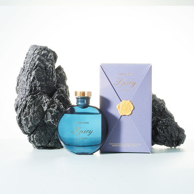 Maison bleue Reed Diffuser de nouvelle chaîne de maison d'arome 100 ml avec l'ensemble de luxe de boîte-cadeau