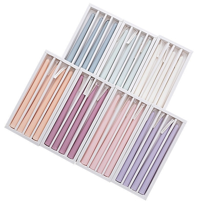 Ensemble parfumé de cadeau de la couleur 4pcs de bougie de chandelle de cire de soja de paraffine de bâton de pilier