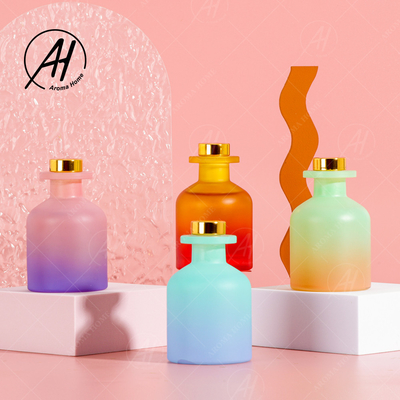 Arome à la maison Reed Diffuser With Box d'huile d'essence de gradient de parfum de décor