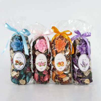 Potpourri Sachet Sacs rafraîchisseur d'air Décoration de fleurs sèches naturelles Aromatisé botanique