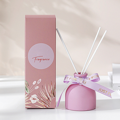 Bouteille en verre de 50 ml Bâtons de parfum Aroma Luxe Parfums pour la maison Diffuseur de roseau