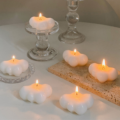 Aromathérapie Cadeau INS Décoration de la chambre Candelier parfumé nuage blanc de couleur personnalisée
