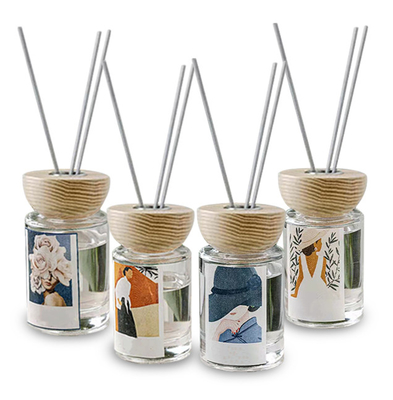 Le cadeau coloré fait sur commande a placé le parfum 120ml de luxe avec l'arome Reed Diffuser de boîte de CMYK