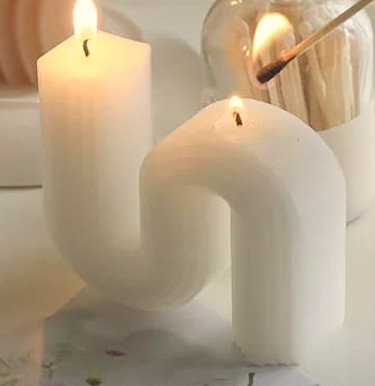 Maison d'arome pot parfumé de bougie de soja en céramique de 4 onces avec le couvercle