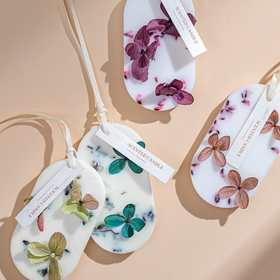 Air mélangé sec d'épuration de garde-robe de Tablettes de cire d'usine de soja du parfum 32.39g de fleur