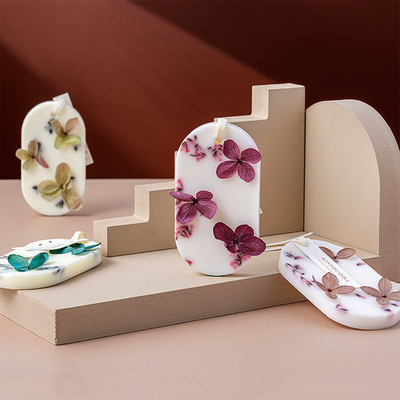 Air mélangé sec d'épuration de garde-robe de Tablettes de cire d'usine de soja du parfum 32.39g de fleur