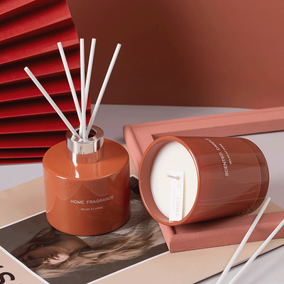 Conception de Reed Diffuser Scented Candle Unique d'huile de parfum de MAISON d'AROME