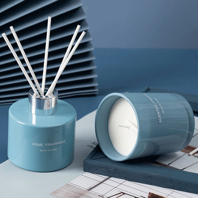 Conception de Reed Diffuser Scented Candle Unique d'huile de parfum de MAISON d'AROME