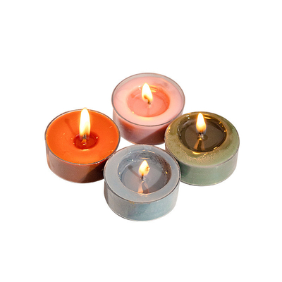 Les PCs de la MAISON 4 d'AROME emballent les bougies oranges de lumière de thé de Rose Fragrance Soy Wax Scented de gingembre de haute qualité de l'Aromatherapy DIY