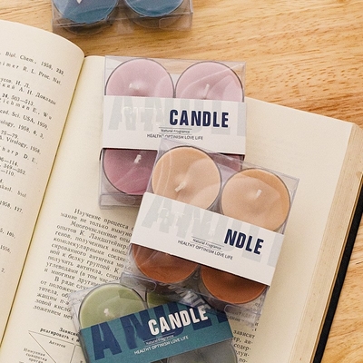 Les PCs de la MAISON 4 d'AROME emballent les bougies oranges de lumière de thé de Rose Fragrance Soy Wax Scented de gingembre de haute qualité de l'Aromatherapy DIY