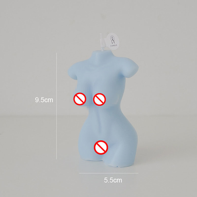 Cire nue Cand de soja de Shaped Carved Scent de modèle de torse femelle sinueux de corps de femme adaptée aux besoins du client par marque de distributeur faite main de MAISON d'AROME