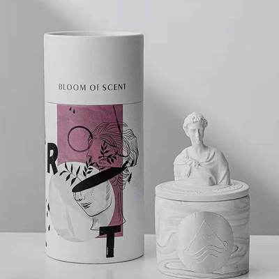 Pot en céramique de bougie de David Statue Vessels Candles Scented de bougies d'AROME de sculpture grecque décorative faite sur commande en parfum avec L