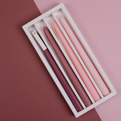 La cire long de soja de bâton de bougie d'Aromatherapy de décor de maison d'Institut central des statistiques de MAISON d'AROME a flairé la bougie pure de pilier de couleur de bougies de parfum