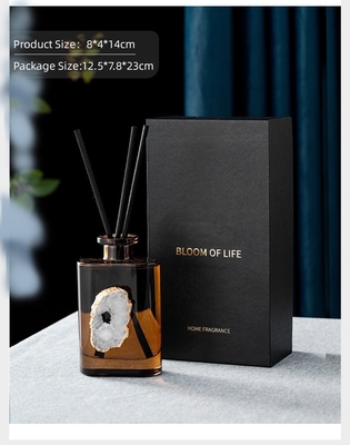 Bouteille fraîche Reed Diffuser en verre de parfum de pièce d'air de bureau d'huile essentielle d'Aromatherapy