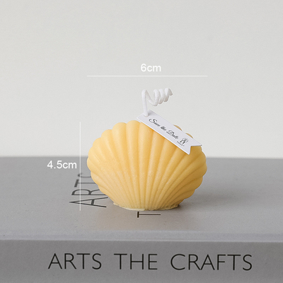 Les ornements Shell Aromatherapy Soy Wax Creative de cube en OEM d'Institut central des statistiques de MAISON d'AROME ont flairé des bougies pour la décoration à la maison de cadeau d'anniversaire