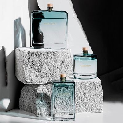 Bouteille à la maison en verre de Reed Diffuser Fragrance Perfume Crystal d'huile essentielle d'Aromatherapy