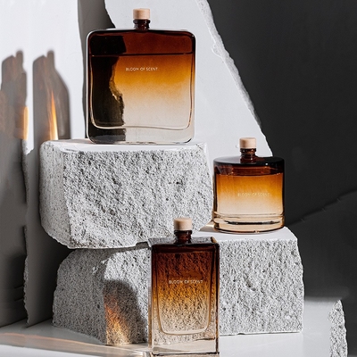 Bouteille à la maison en verre de Reed Diffuser Fragrance Perfume Crystal d'huile essentielle d'Aromatherapy