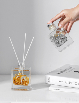 Parfum à la maison Crystal Glass Bottle Reed Diffuser de parfum d'huile essentielle d'Aromatherapy