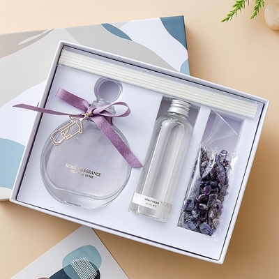 Parfum à la maison Crystal Glass Bottle Reed Diffuser de parfum d'huile essentielle d'Aromatherapy