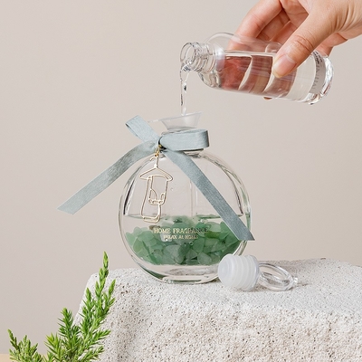 Parfum à la maison Crystal Glass Bottle Reed Diffuser de parfum d'huile essentielle d'Aromatherapy