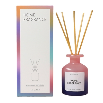 Fleur fraîche Reed Diffuser de bouteille en verre de chambre à coucher d'air de bouteille d'huile essentielle d'Aromatherapy