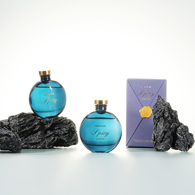 Maison bleue Reed Diffuser de nouvelle chaîne de maison d'arome 100 ml avec l'ensemble de luxe de boîte-cadeau