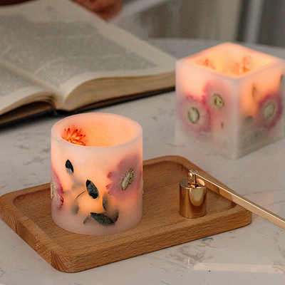 La marque de distributeur faite sur commande d'Aromatherapy de boîte-cadeau a flairé des bougies pour le mariage