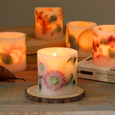 La marque de distributeur faite sur commande d'Aromatherapy de boîte-cadeau a flairé des bougies pour le mariage