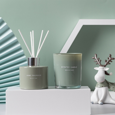 Ensemble unique de boîte de Reed Diffuser Scented Candle Gift d'huile de parfum de MAISON d'AROME