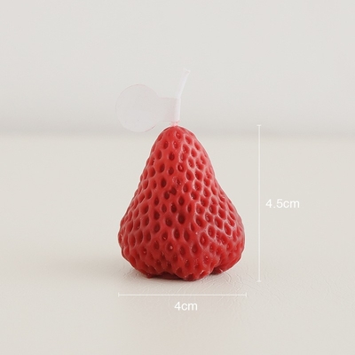 Les fraises roses rouges que la cire de soja a découpé la maison aromatique de bougie ont flairé Handmad