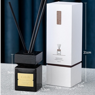 Reed Diffuser Air Freshener Scent à la maison mire l'ensemble naturel de cadeau d'arome d'huile de parfum