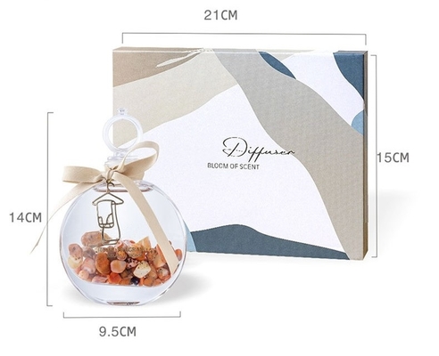 Parfum coloré Crystal Aroma Diffuser d'air frais d'huile essentielle de pierre en verre d'encens
