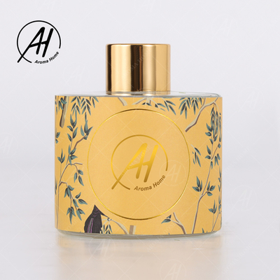Le pot en verre Fireless de style nordique de label a flairé des bougies Reed Diffuser Set With Box