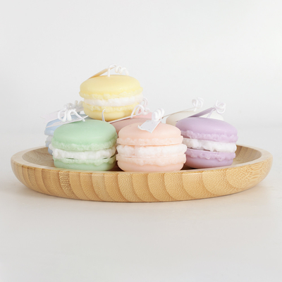 Bougie de Mini Soy Wax Macaron Handmade d'arome de fruit de marque de distributeur pour la salle de bains