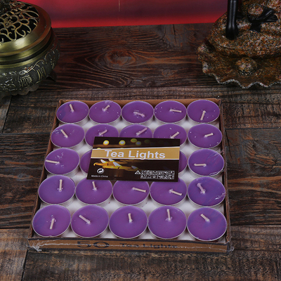 La cire sans fumée en forme de coeur de soja de Tealight d'Aromatherapy a flairé des bougies 50 PCs