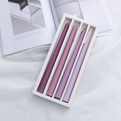 Couleur religieuse de mélange d'événement de partie de prière d'ensemble de cadeau des bougies 4pcs de chandelle de cire