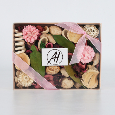 Pot-pourri éternel sec de parfum coloré de marque de distributeur de coton de fleur pour le cadeau réglé à la maison