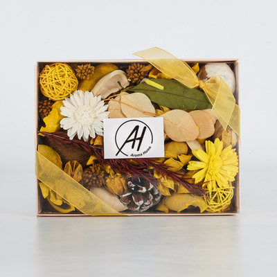 Pot-pourri éternel sec de parfum coloré de marque de distributeur de coton de fleur pour le cadeau réglé à la maison