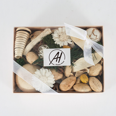 Pot-pourri éternel sec de parfum coloré de marque de distributeur de coton de fleur pour le cadeau réglé à la maison