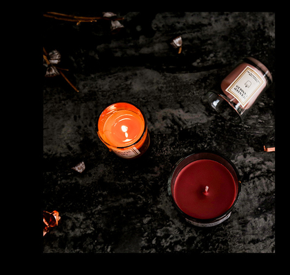 Bougies claires de pot d'Institut central des statistiques d'Aromatherapy de parfum de cire parfumée nordique de soja avec le boîte-cadeau