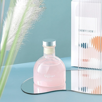 Bâton Reed Diffuser For Home Spa de parfum d'huile de Gardenia Room Glass Bottle Aromatic d'océan