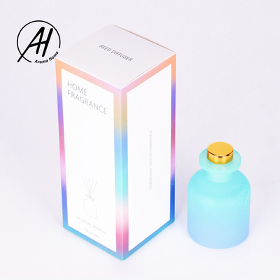 Arome à la maison Reed Diffuser With Box d'huile d'essence de gradient de parfum de décor