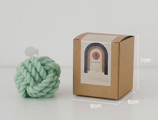 La bougie du cube de Rubik d'amour de nouvelle année de DIY a flairé le cadeau géométrique d'Aromatherapy