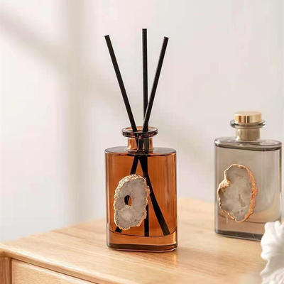 La MAISON Amber Crystal Essential Oil Reed Diffuser d'AROME place 180ml pour la chambre à coucher