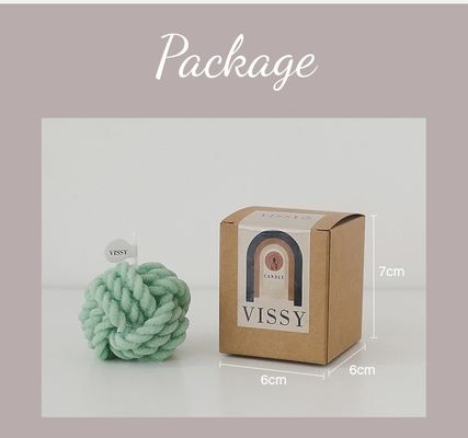 Bougies parfumées faites main créatives de petit parfum de laine enfantin colorées