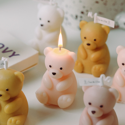 La MAISON DIY Teddy Bear Shaped Scented Candle mignon d'AROME a adapté aux besoins du client