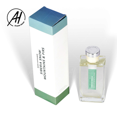 Bâtons de parfum d'ambiance d'huile de bouteille en verre d'hôtel Reed Diffuser 100ML avec la boîte de empaquetage