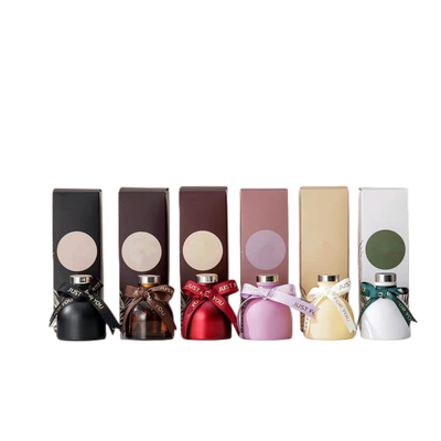 Bouteille en verre de 50 ml Bâtons de parfum Aroma Luxe Parfums pour la maison Diffuseur de roseau